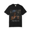 Photo Crop Tee — Woman Wearing Cap & Sunglasses Holding Coffee