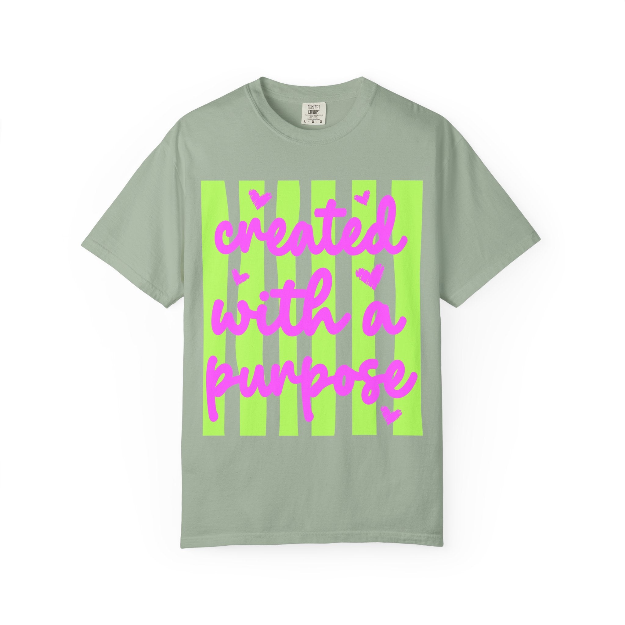 Created With a Purpose T-Shirt — Inspirational Graphic Tee