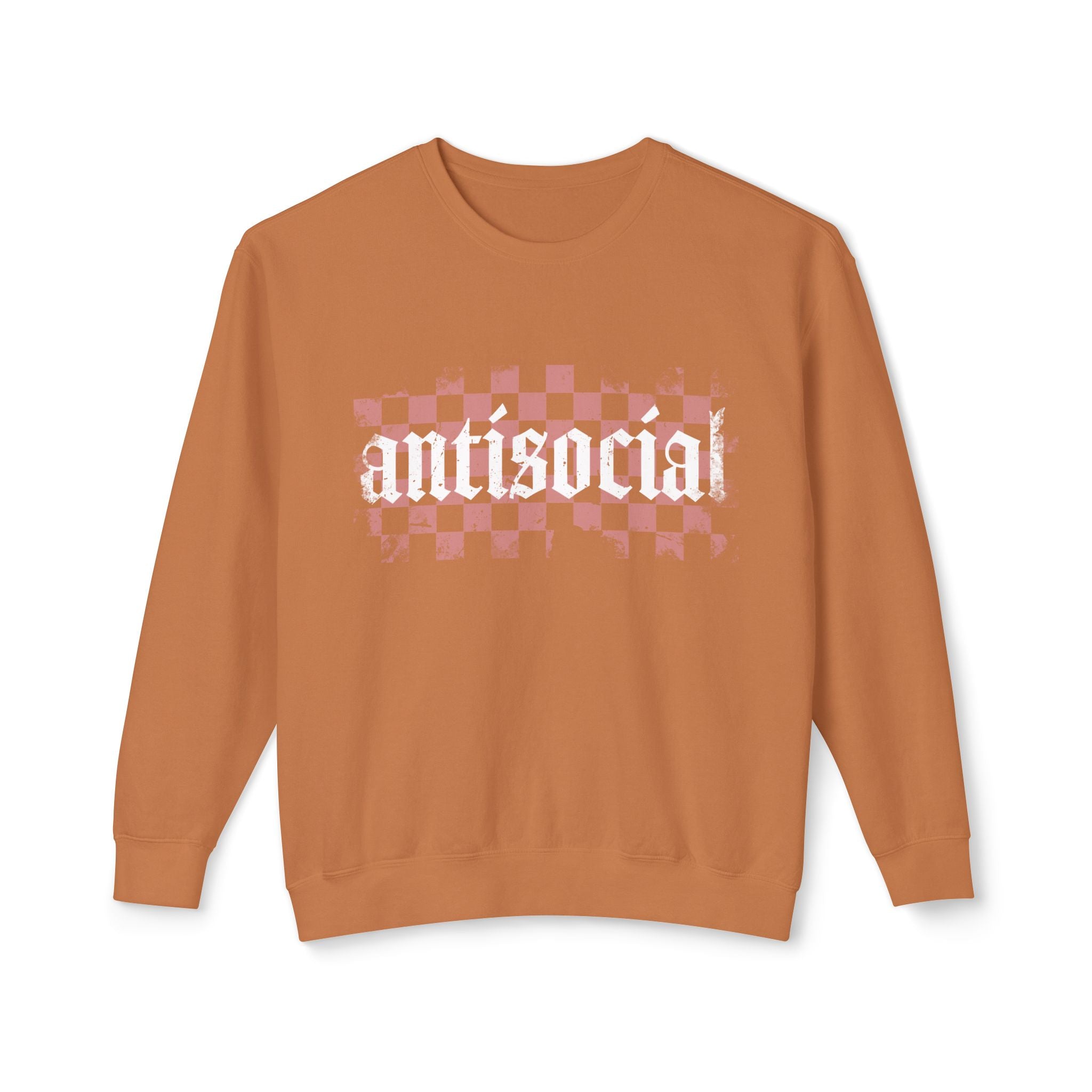 Antisocial Checkerboard Crewneck Sweatshirt