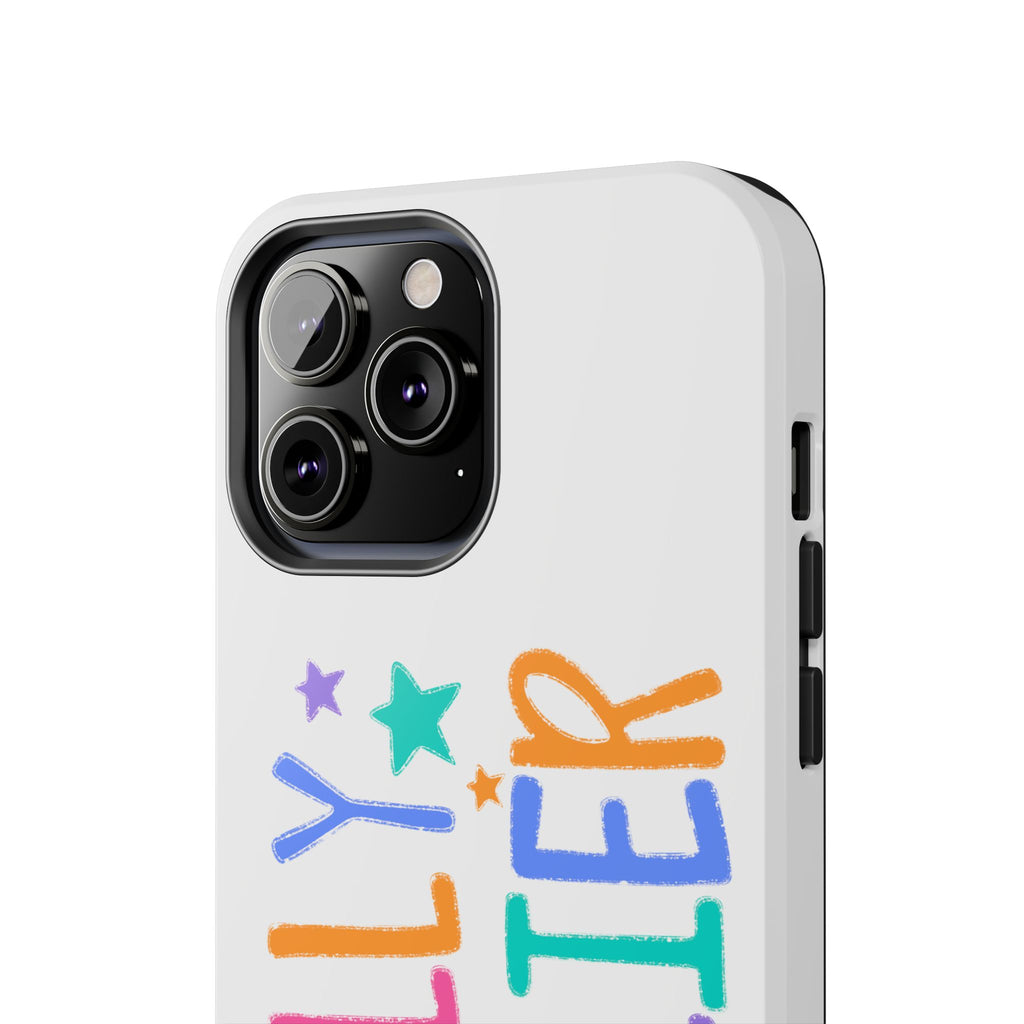 Dilly Dallier Colorful Tough Phone Case — Fun Pastel Stars Protective Cover