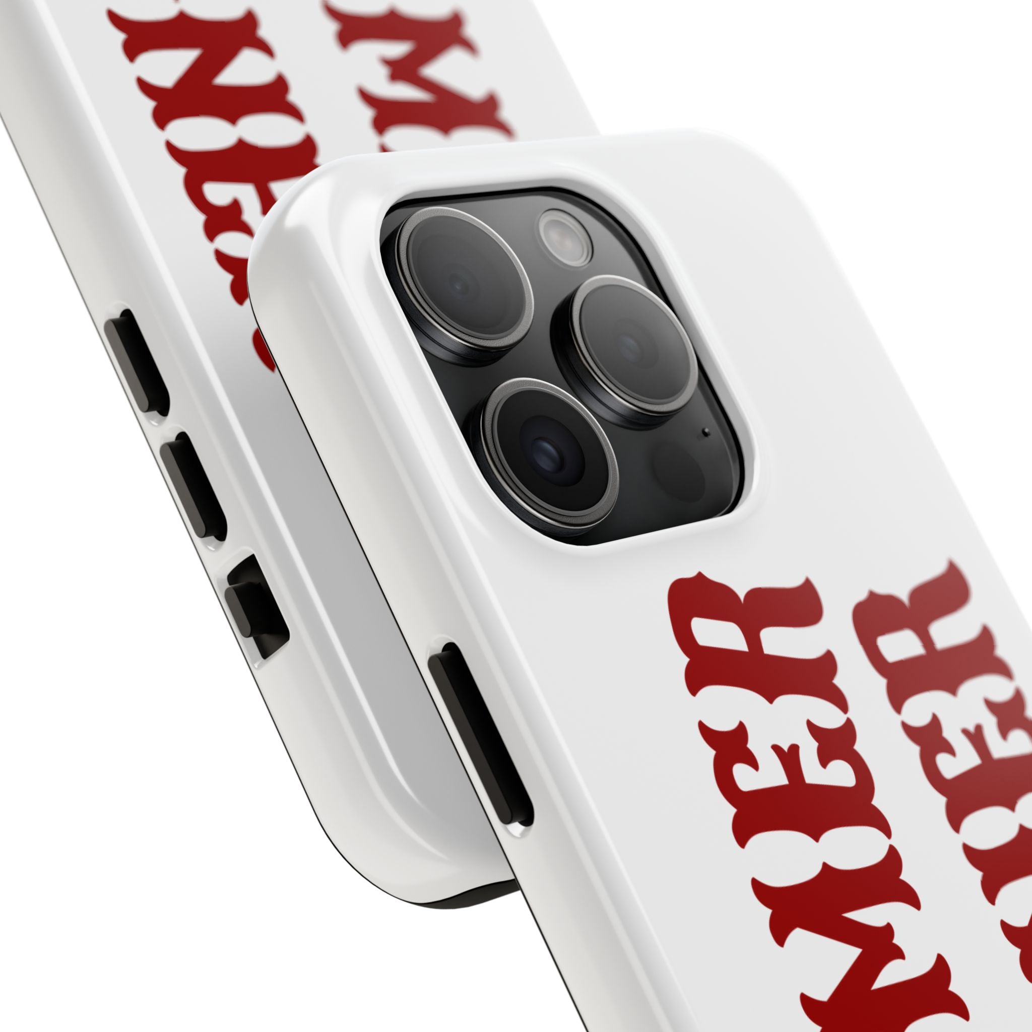 Boomer Sooner Tough Phone Case — Oklahoma Crimson Retro Text Protective Cover