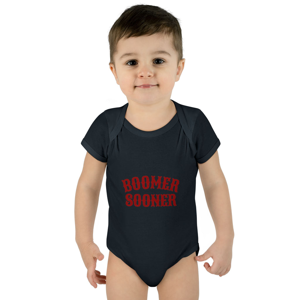 Boomer Sooner Infant Bodysuit - Baby OU Sooners Football Onesie