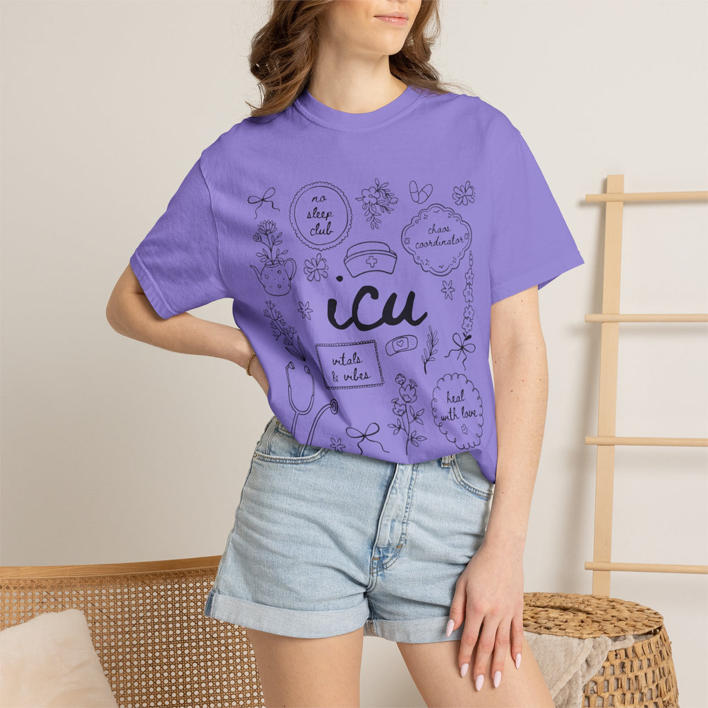 ICU Unisex Garment-Dyed T-shirt