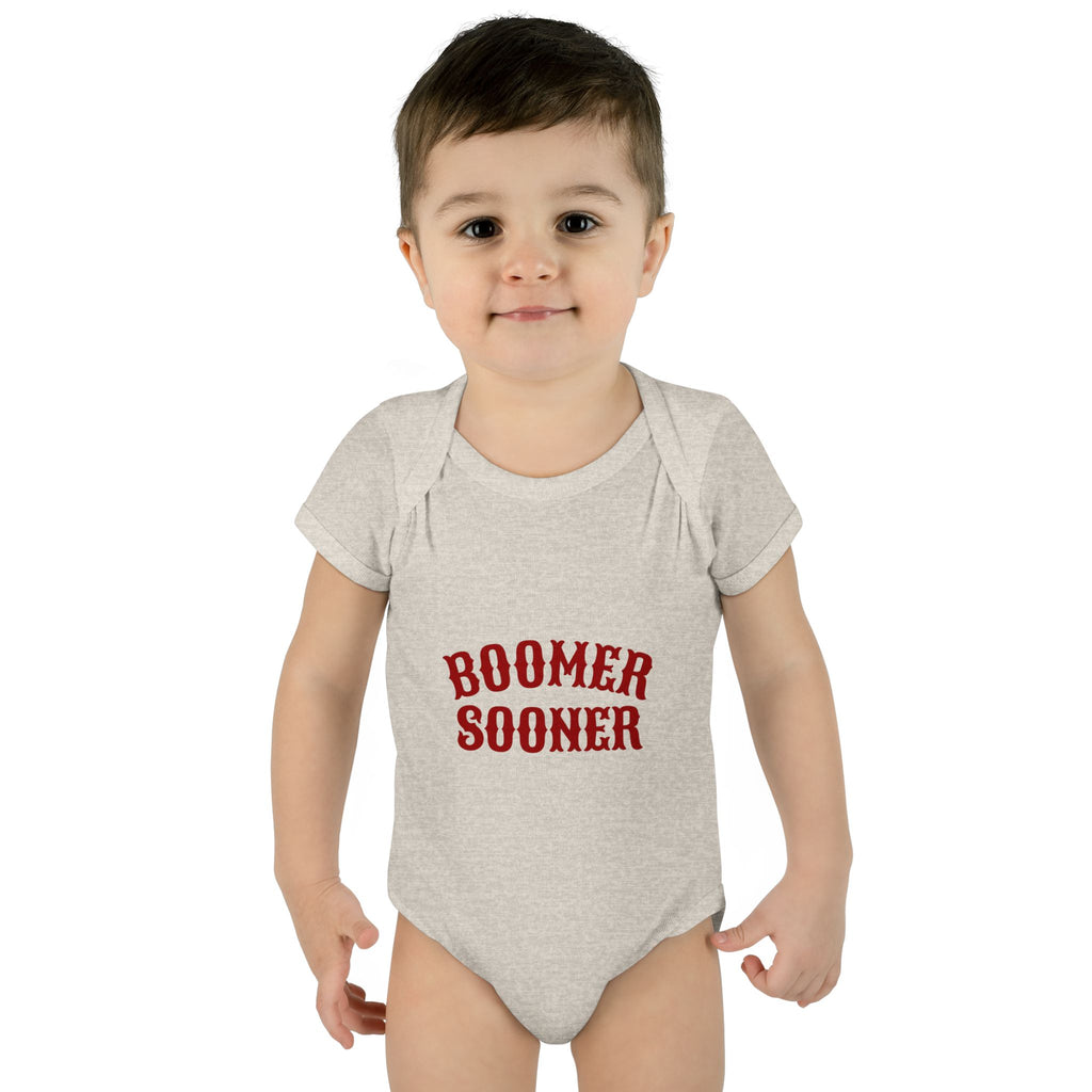 Boomer Sooner Infant Bodysuit - Baby OU Sooners Football Onesie