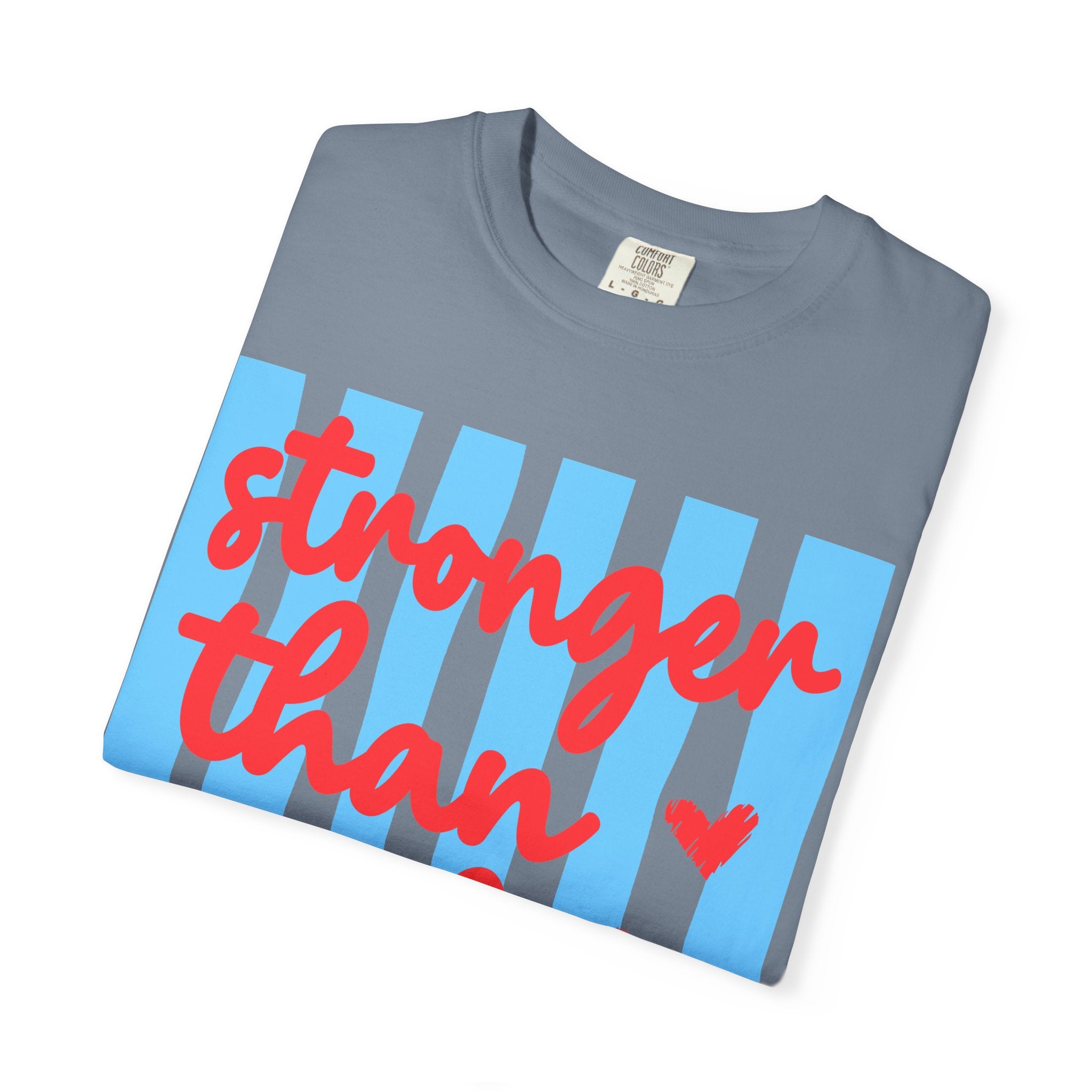 Stronger Than the Storm T-Shirt — Inspirational Heart Graphic Tee