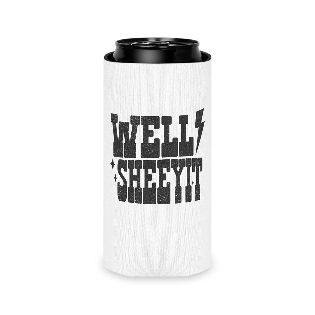 Can Cooler — "Well Sheeyit" Retro Western Can Cooler