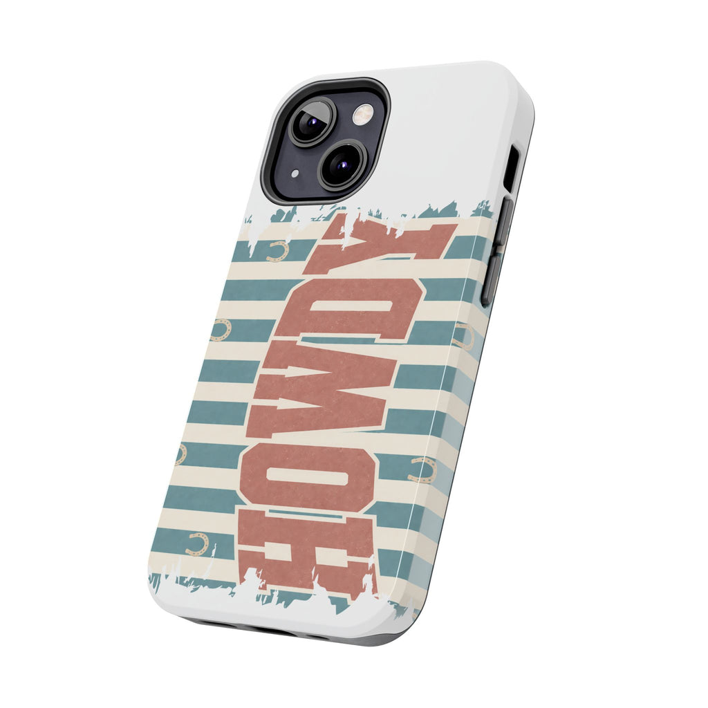 Vintage 'LOVE' Striped Tough Phone Case