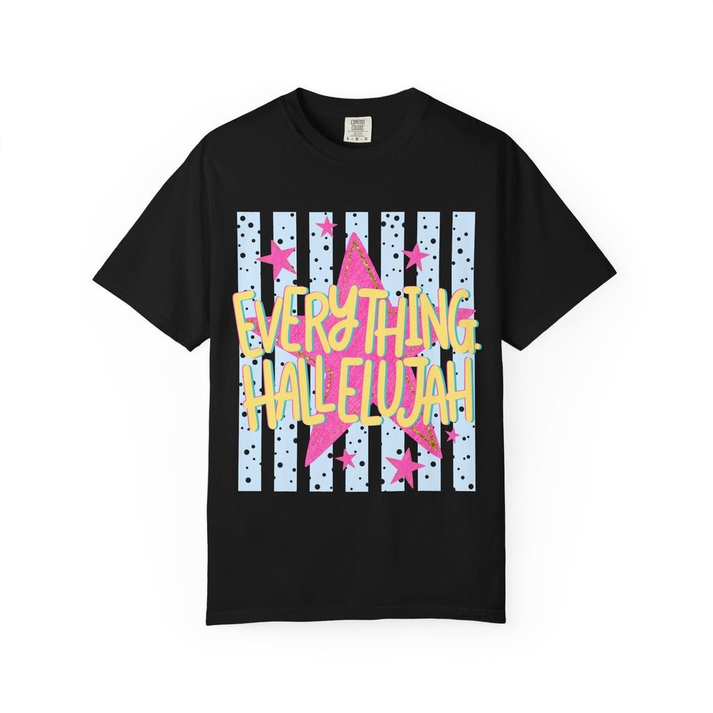 Everything Hallelujah T-Shirt — Retro Stars & Stripes Graphic Tee
