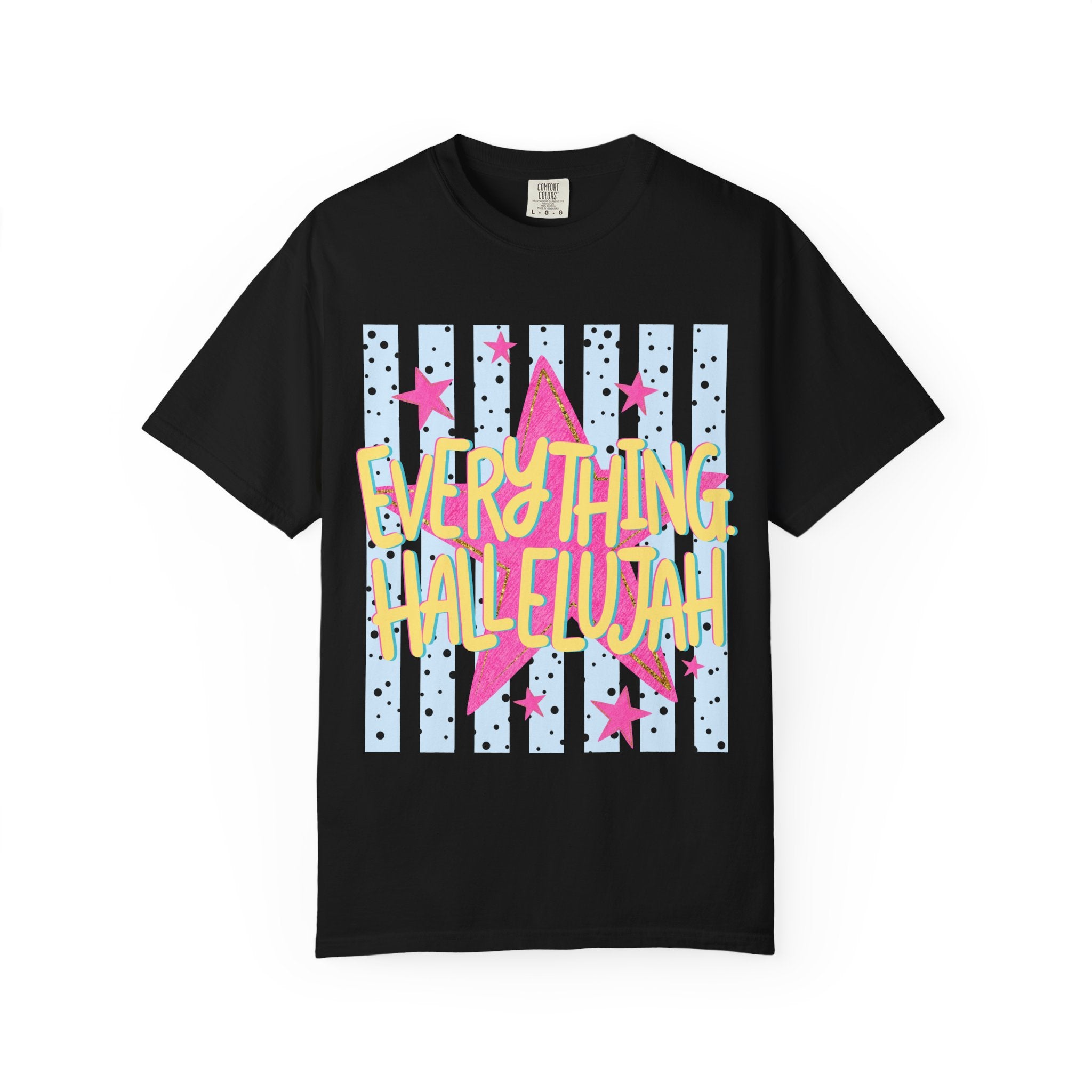 Everything Hallelujah T-Shirt — Retro Stars & Stripes Graphic Tee