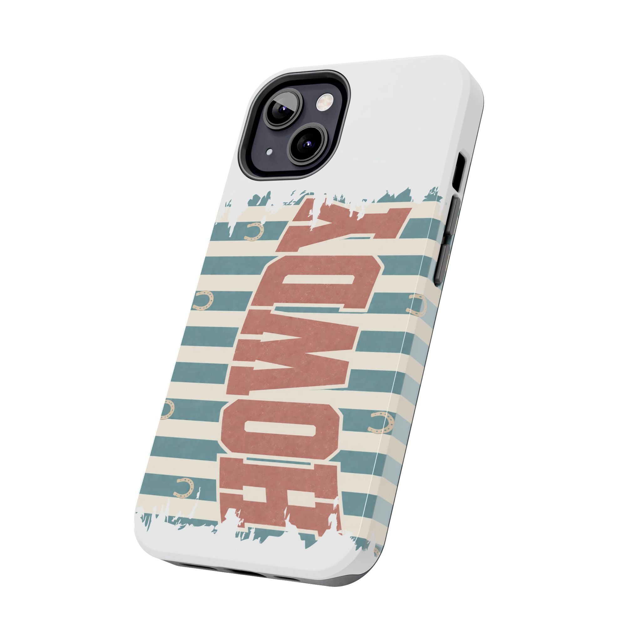 Vintage 'LOVE' Striped Tough Phone Case