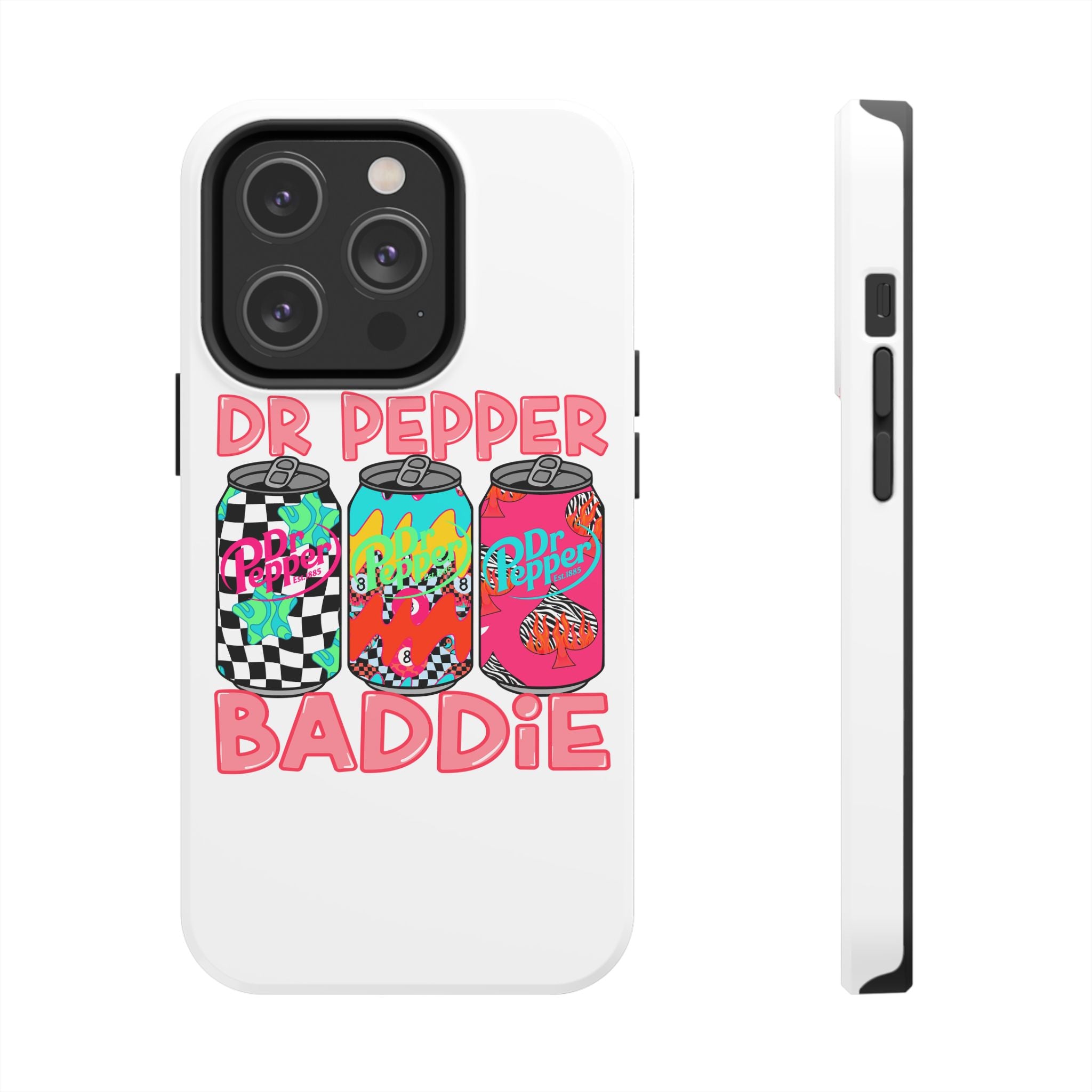 Dr Pepper Baddie Tough Phone Case — Retro Pop Soda Can Design