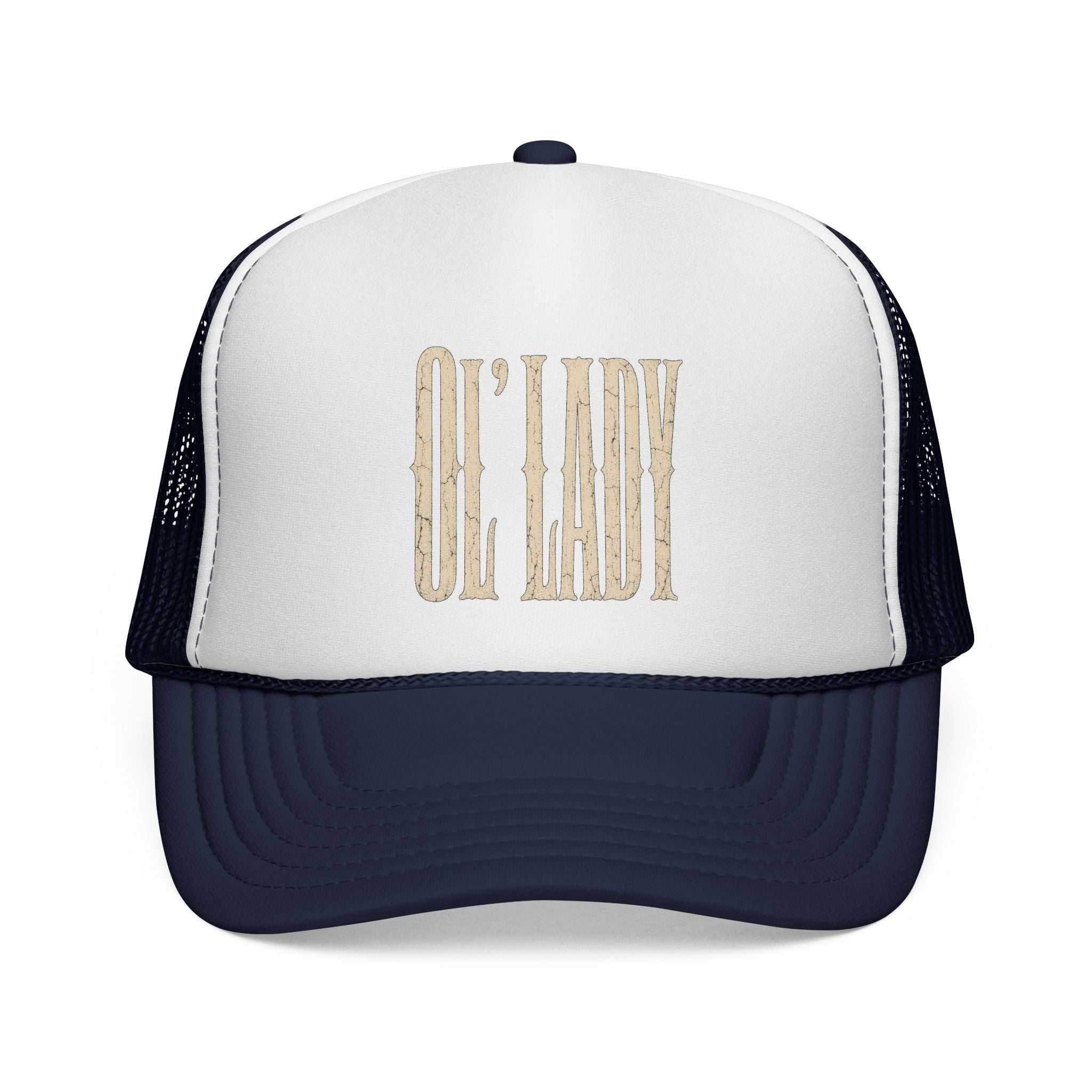 Trucker Cap — "Oh Lady" Vintage Script Mesh Hat