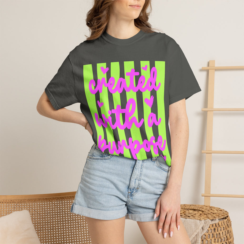 Created With a Purpose T-Shirt — Inspirational Graphic Tee
