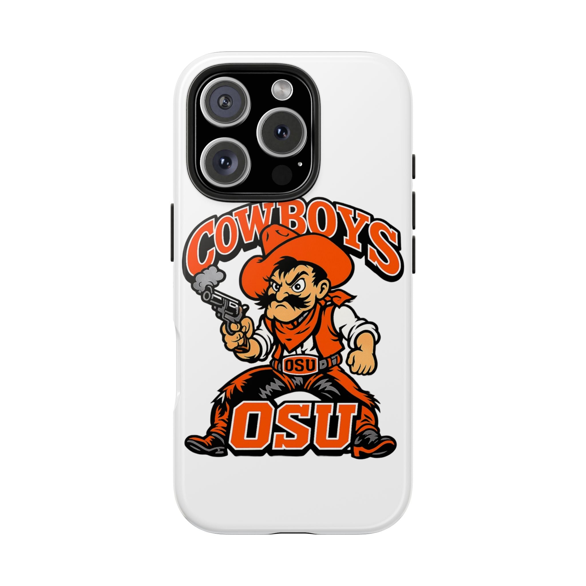 OSU Cowboys Tough Phone Case — Retro Mascot Protective Cover