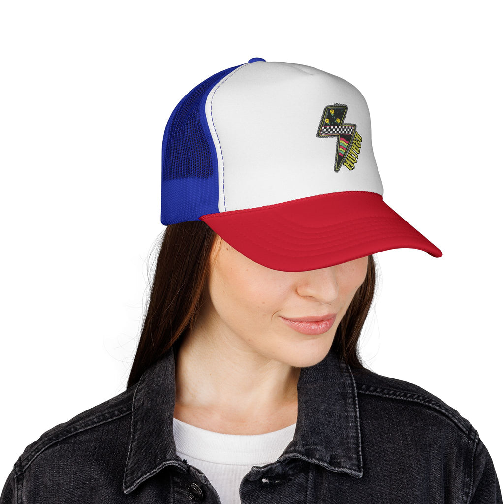 Trucker Cap — Lightning Bolt Patch Design