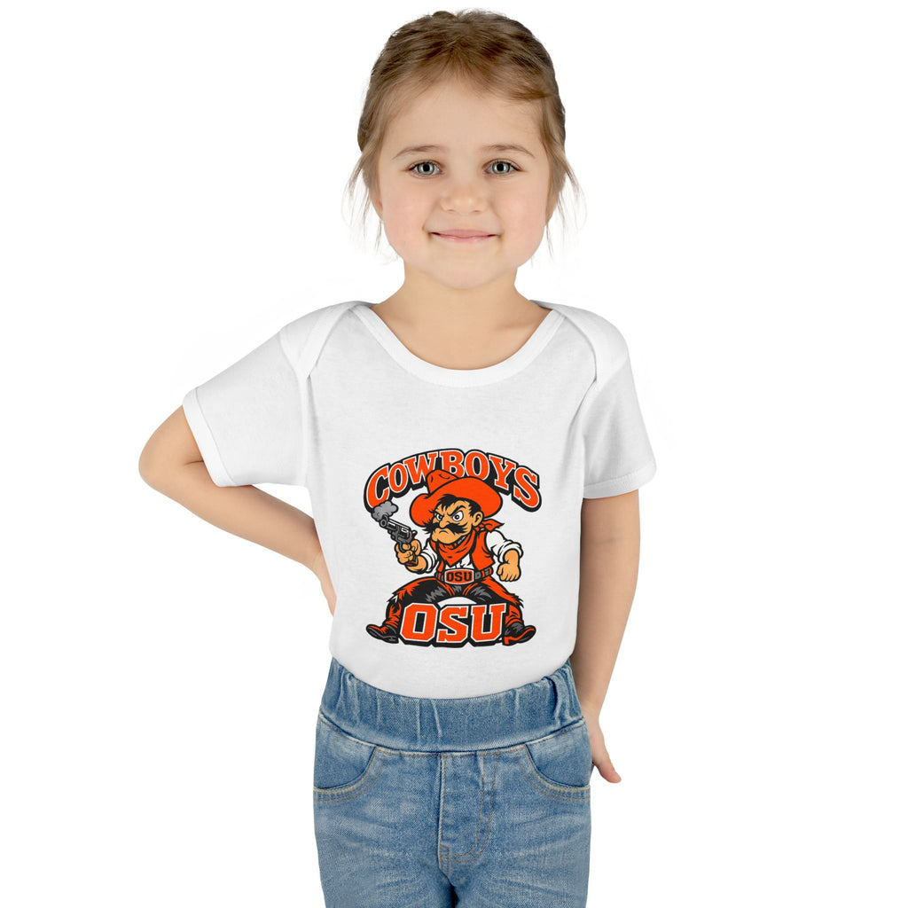 OSU Cowboys Infant Bodysuit – Baby Cowboy Mascot Onesie