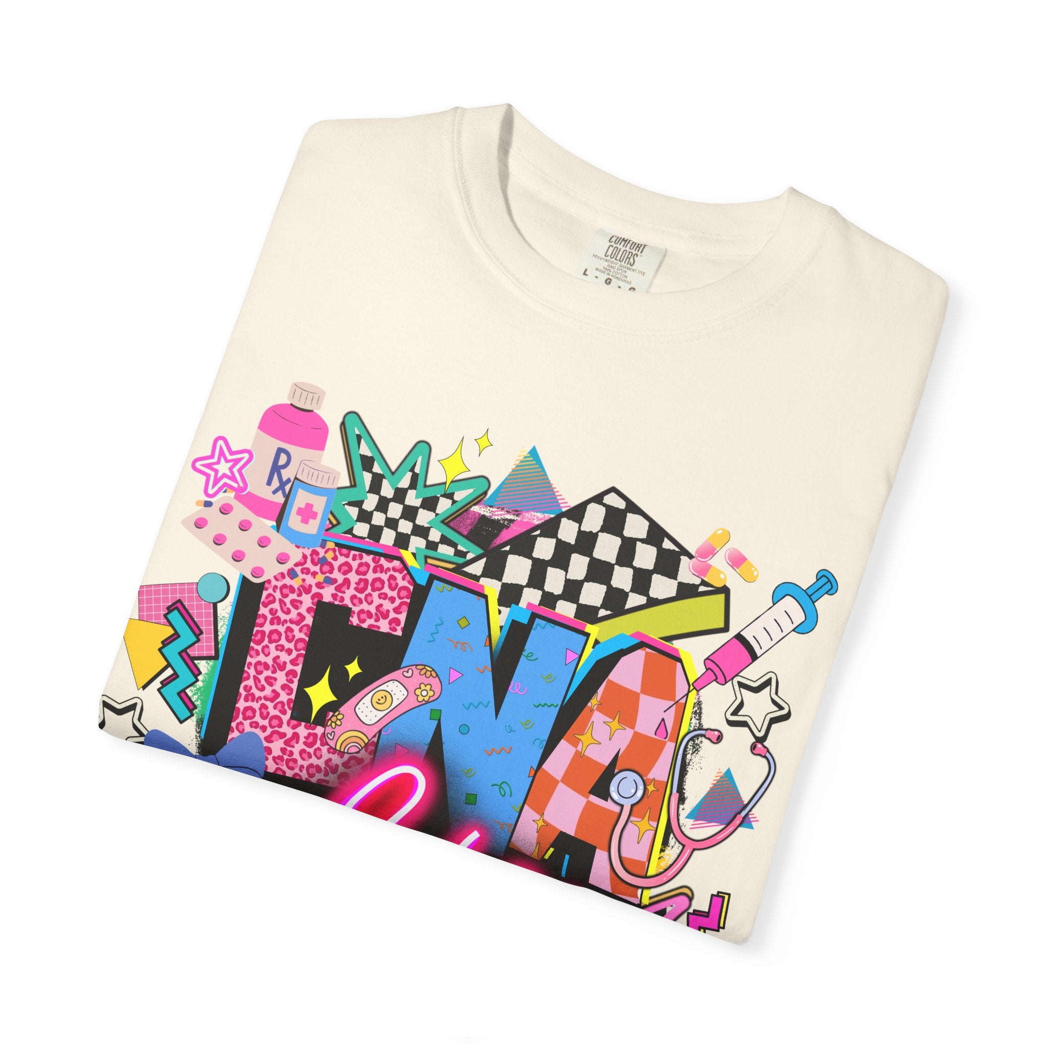 DNF Life Graphic T-Shirt — Retro Neon Skate Streetwear
