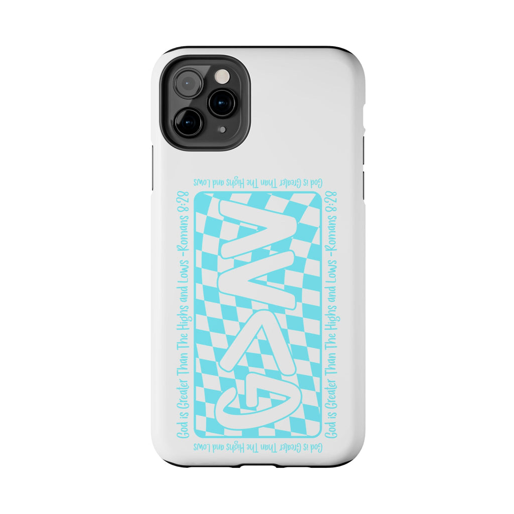 GAY Checkerboard Tough Phone Case — Pride Protective Phone Cover