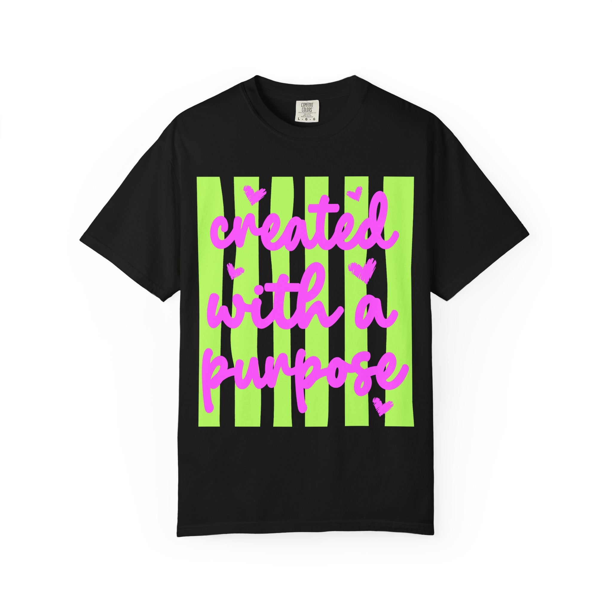 Created With a Purpose T-Shirt — Inspirational Graphic Tee