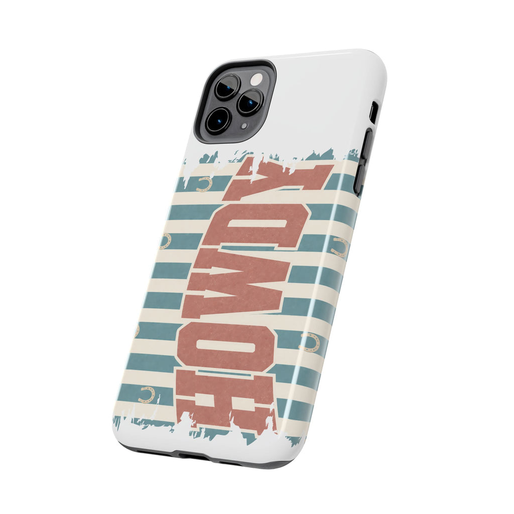 Vintage 'LOVE' Striped Tough Phone Case