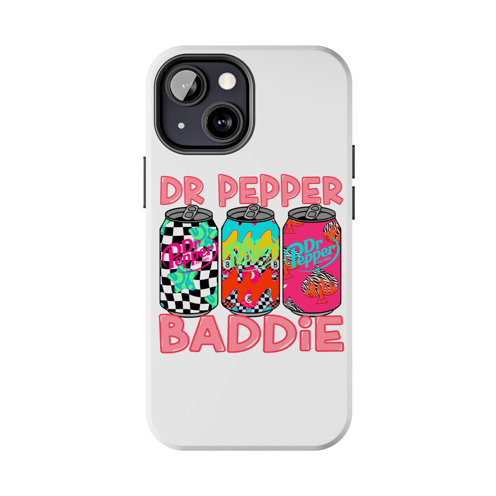 Dr Pepper Baddie Tough Phone Case — Retro Pop Soda Can Design