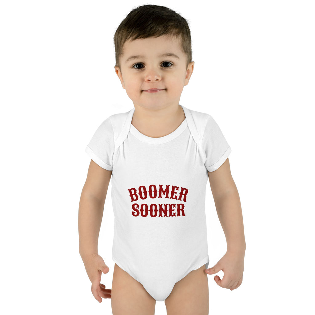 Boomer Sooner Infant Bodysuit - Baby OU Sooners Football Onesie