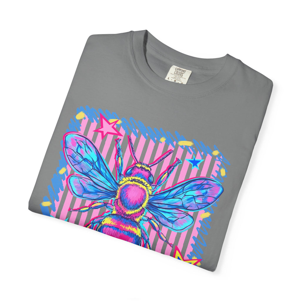 Kind Bee T-Shirt — Colorful Psychedelic Bee Graphic Tee