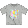 Youth T-Shirt "Be Kind" Color Blast Graphic Tee – Retro Smile & Flowers