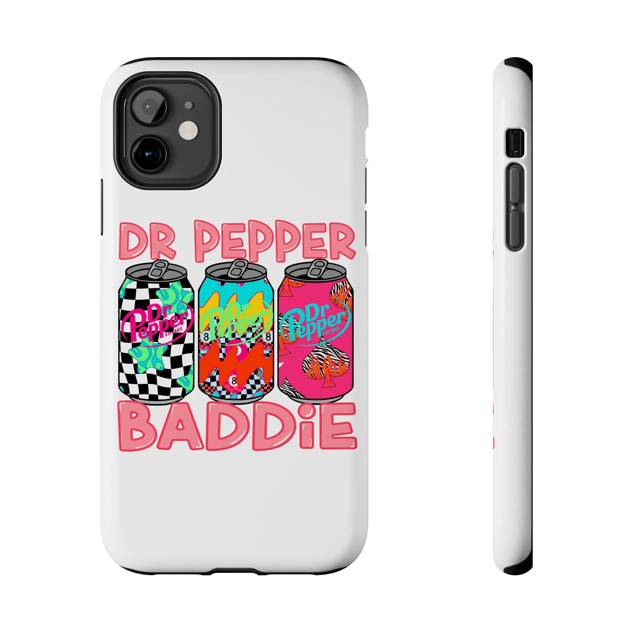 Dr Pepper Baddie Tough Phone Case — Retro Pop Soda Can Design