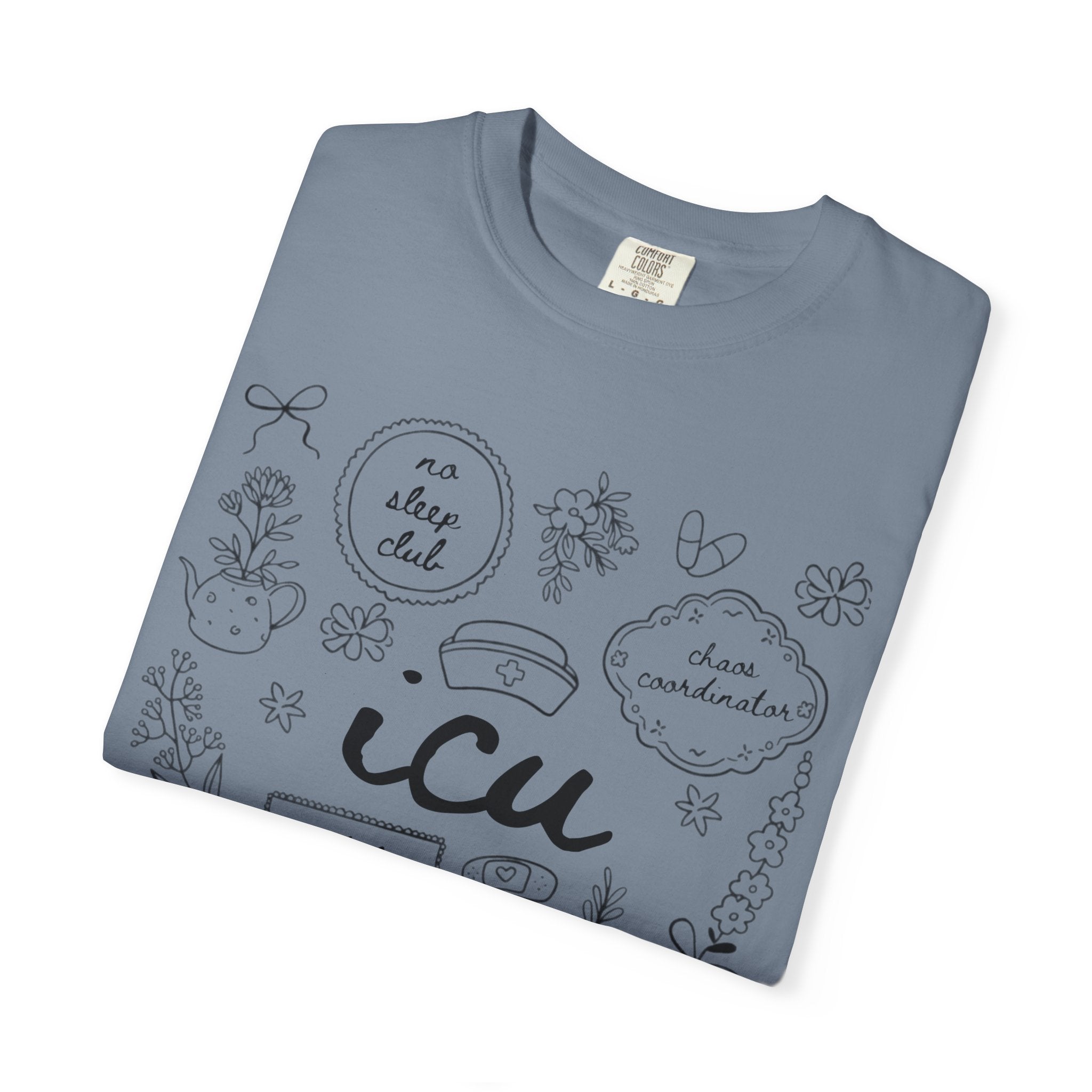 ICU Unisex Garment-Dyed T-shirt