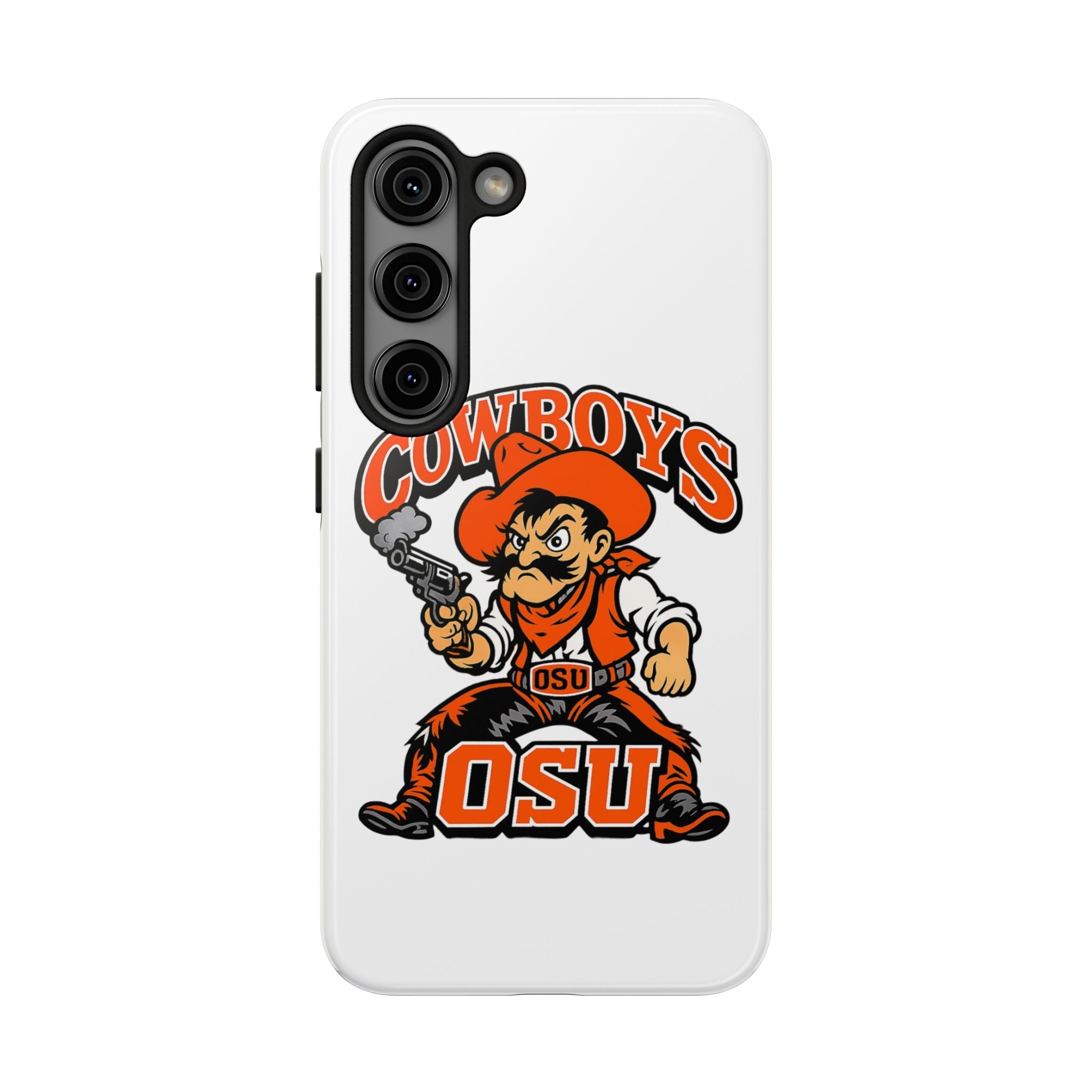 OSU Cowboys Tough Phone Case — Retro Mascot Protective Cover
