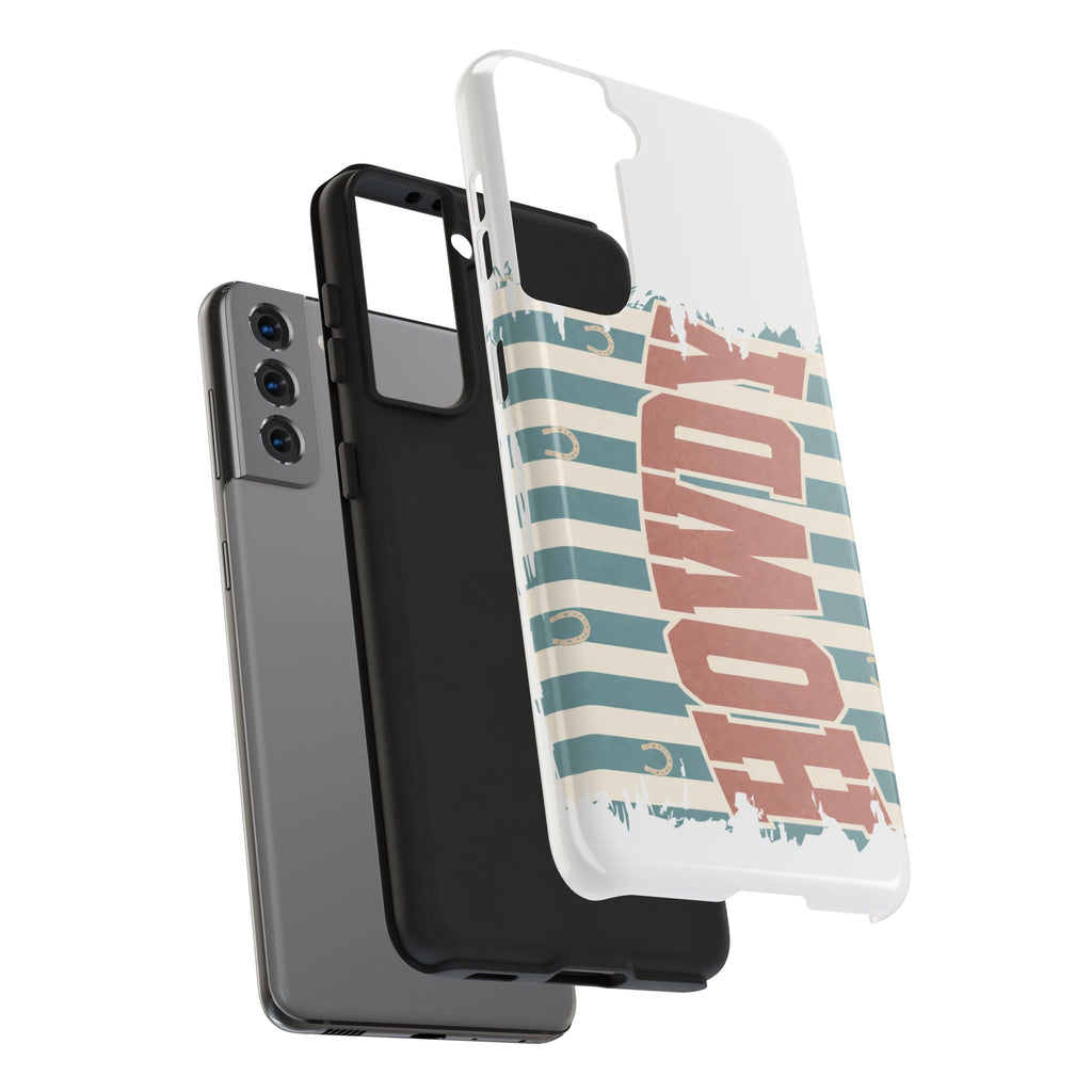 Vintage 'LOVE' Striped Tough Phone Case