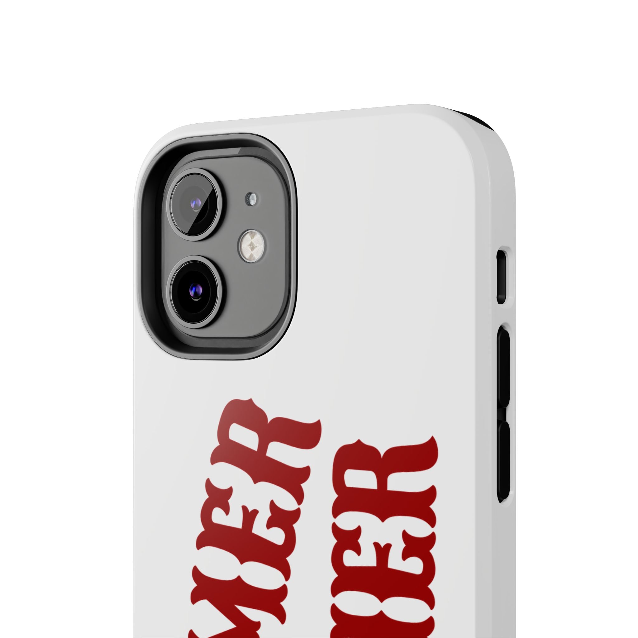 Boomer Sooner Tough Phone Case — Oklahoma Crimson Retro Text Protective Cover