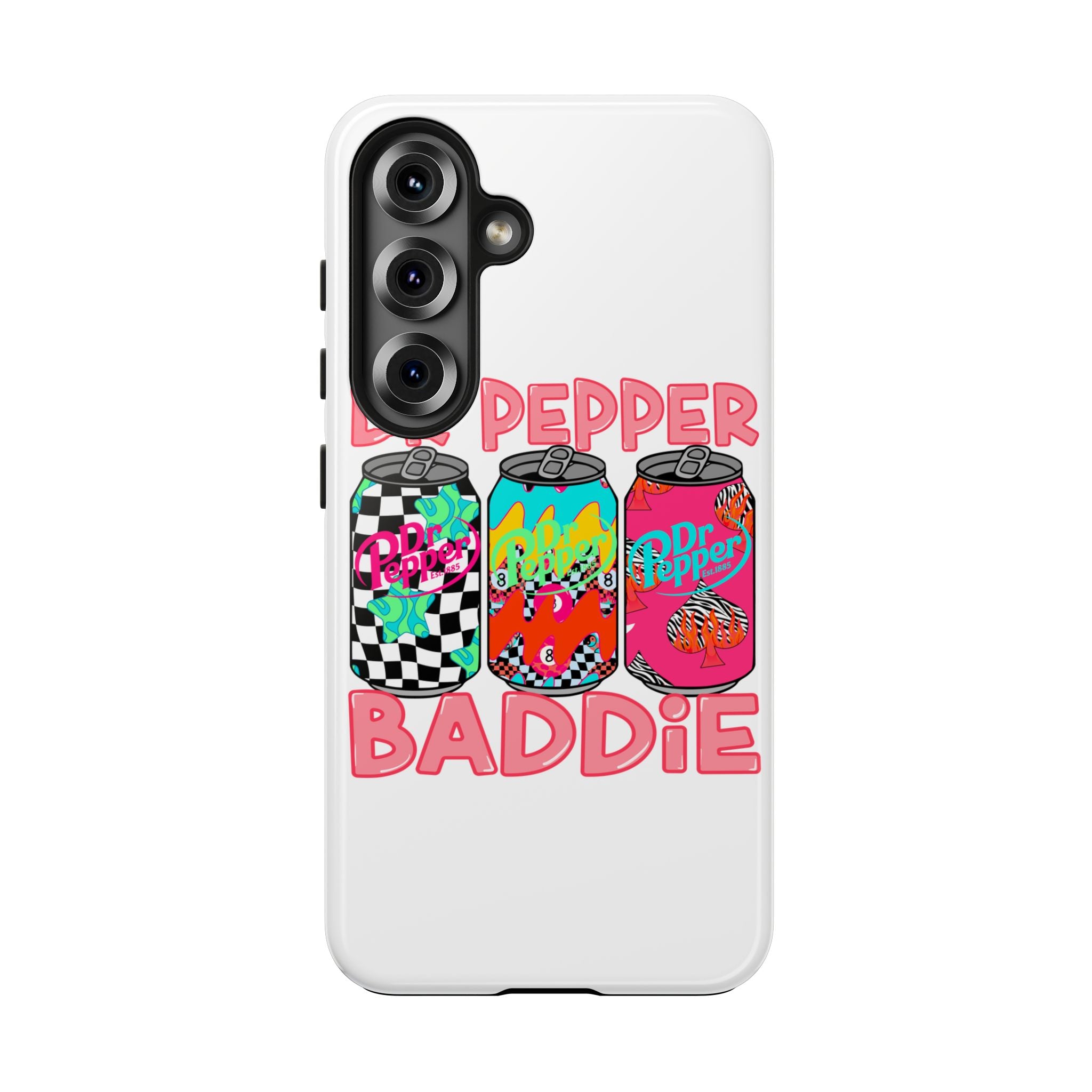 Dr Pepper Baddie Tough Phone Case — Retro Pop Soda Can Design