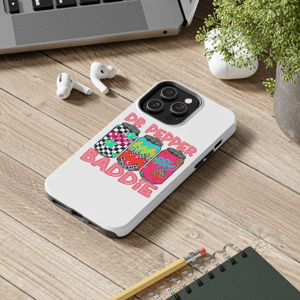 Dr Pepper Baddie Tough Phone Case — Retro Pop Soda Can Design