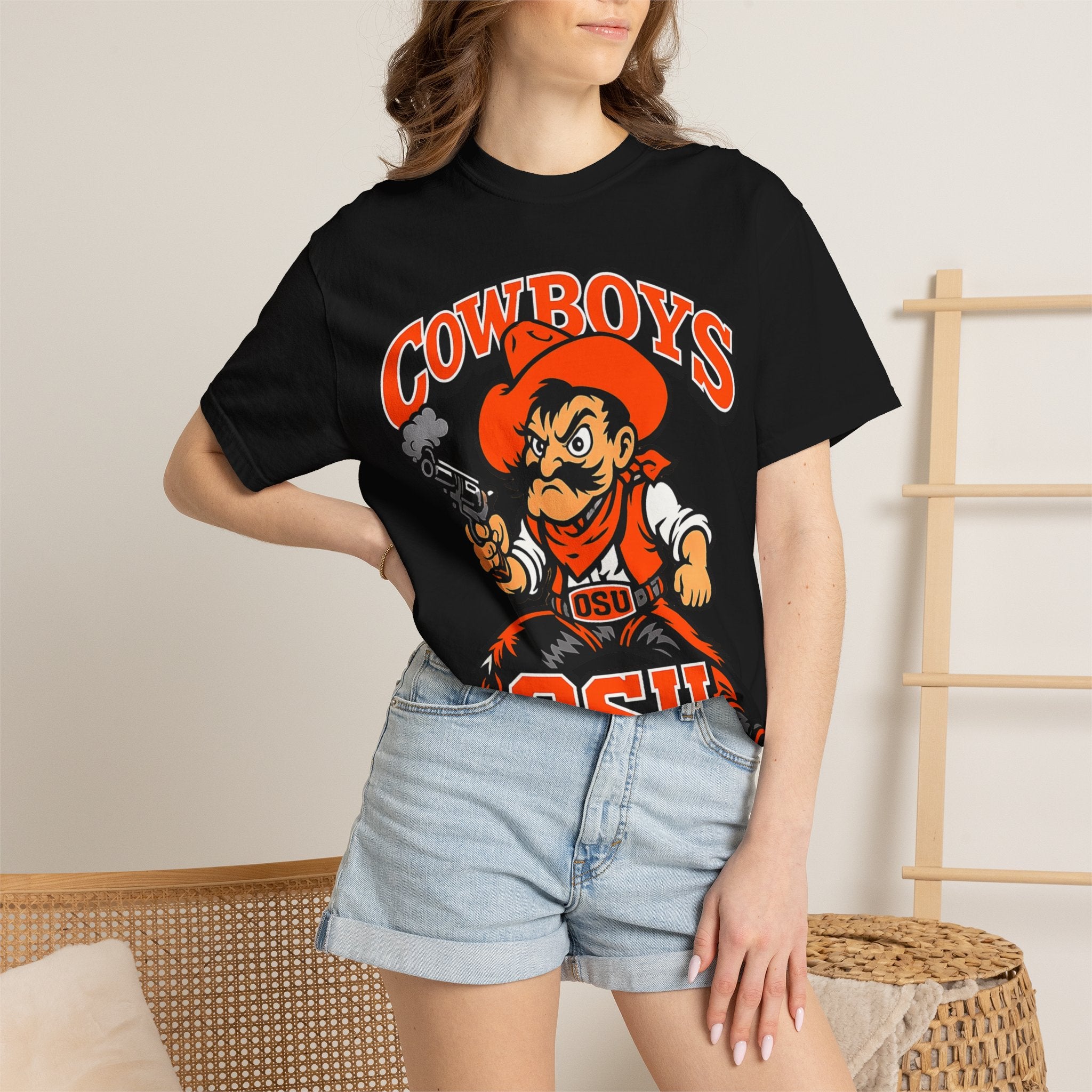 OSU Cowboys Vintage Mascot T-Shirt — Retro Collegiate Western Tee