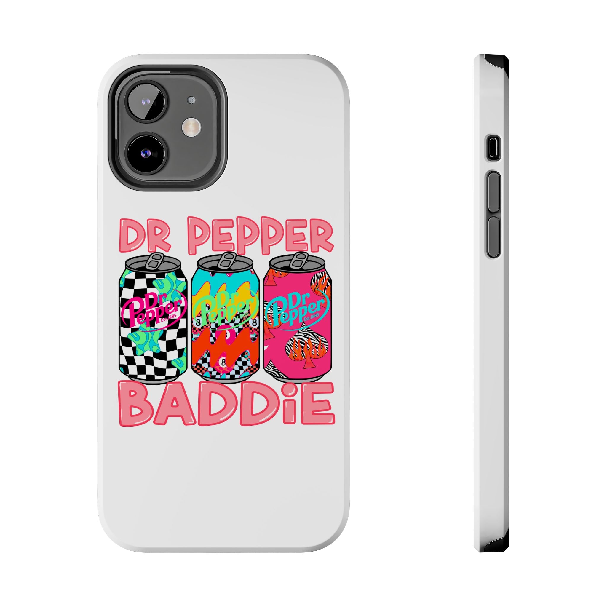 Dr Pepper Baddie Tough Phone Case — Retro Pop Soda Can Design
