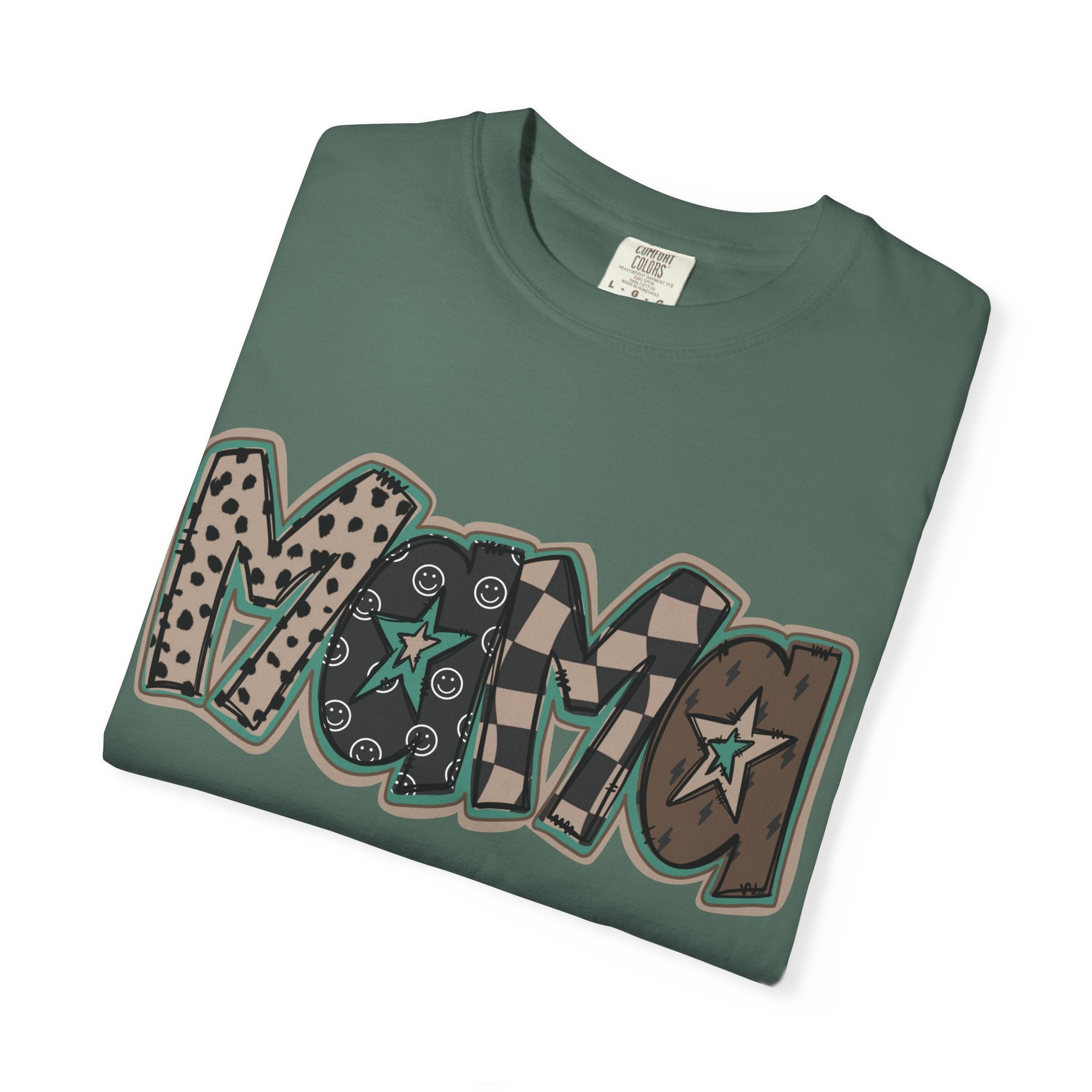 Vegan Retro Graffiti T‑Shirt — Vintage Bandana Pattern Tee