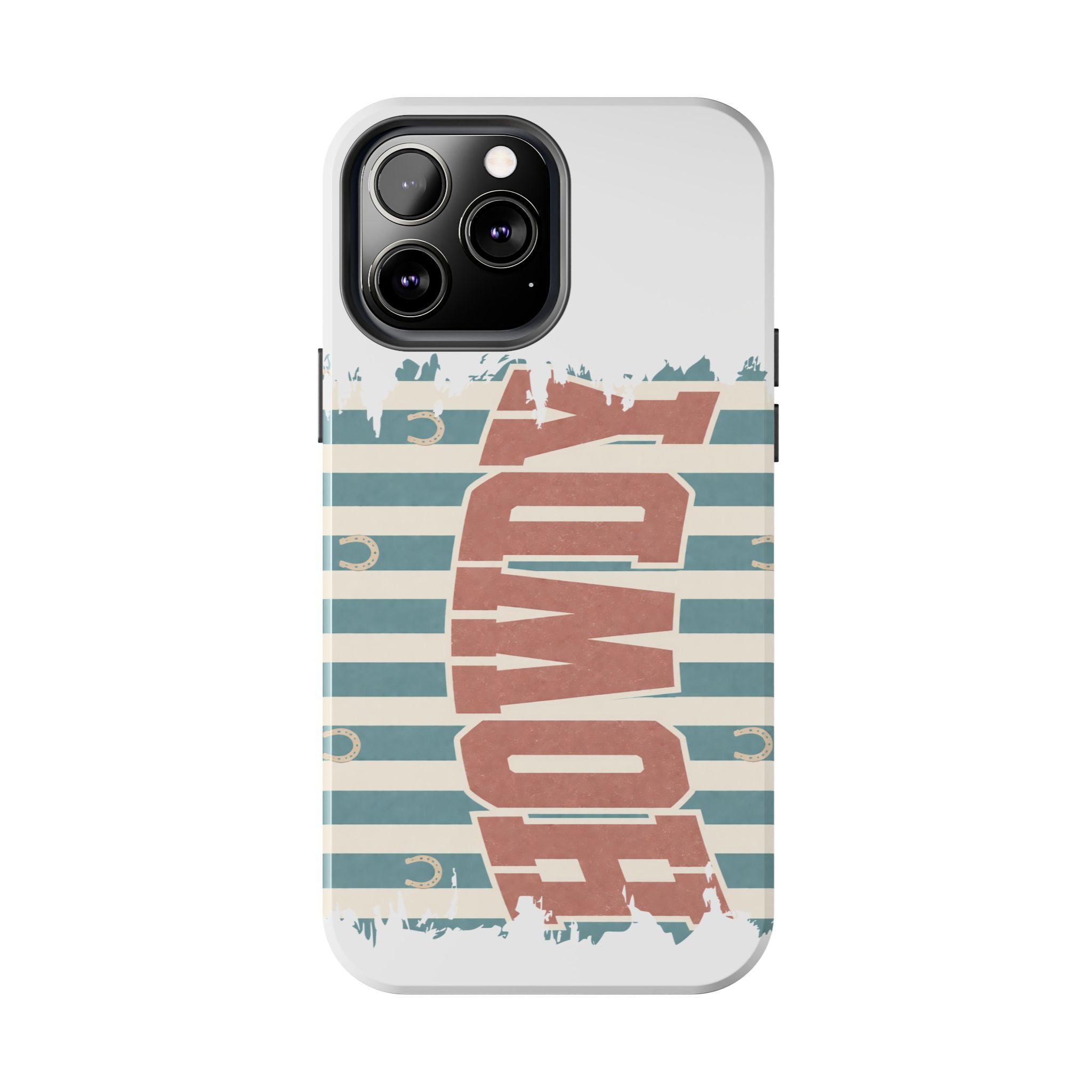 Vintage 'LOVE' Striped Tough Phone Case