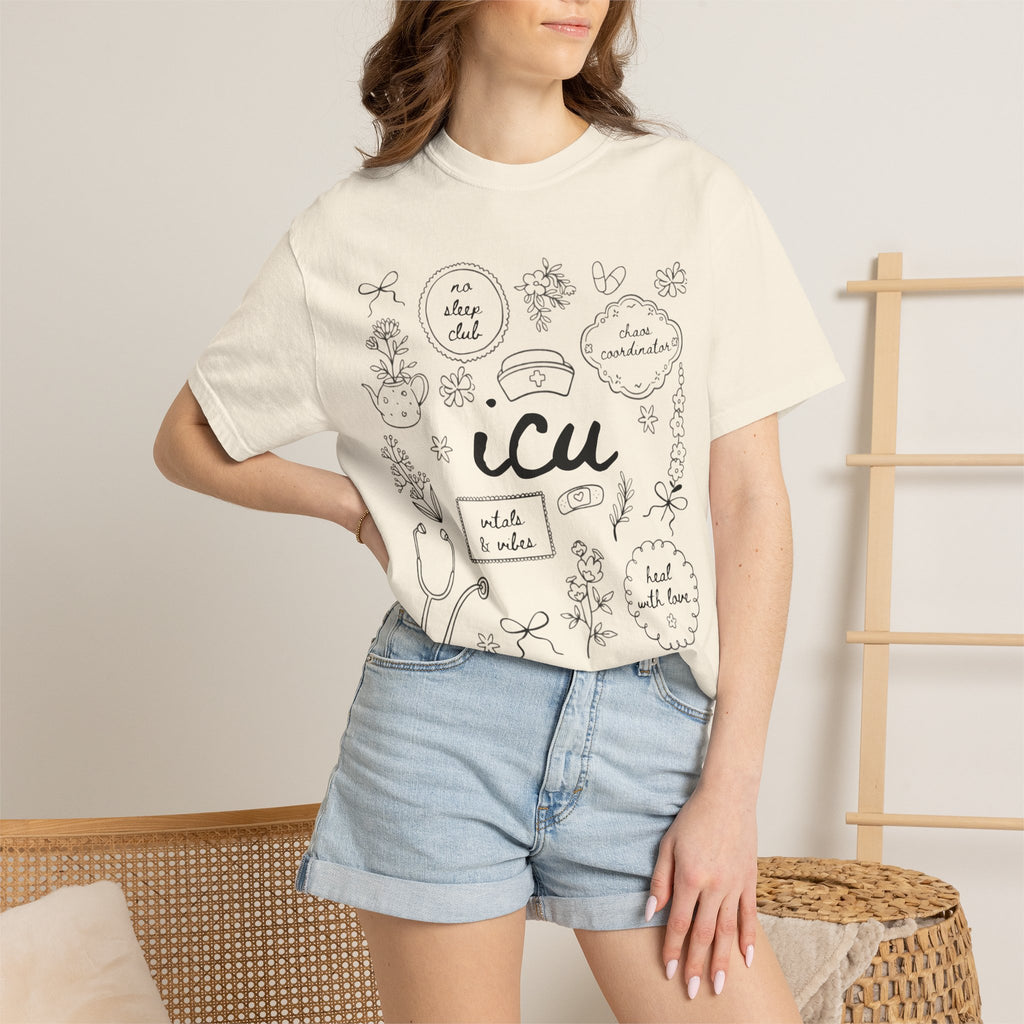 ICU Unisex Garment-Dyed T-shirt