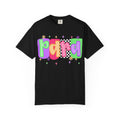 Paisley Retro Bubble Text T‑Shirt — Colorful 'pana' Graphic Tee