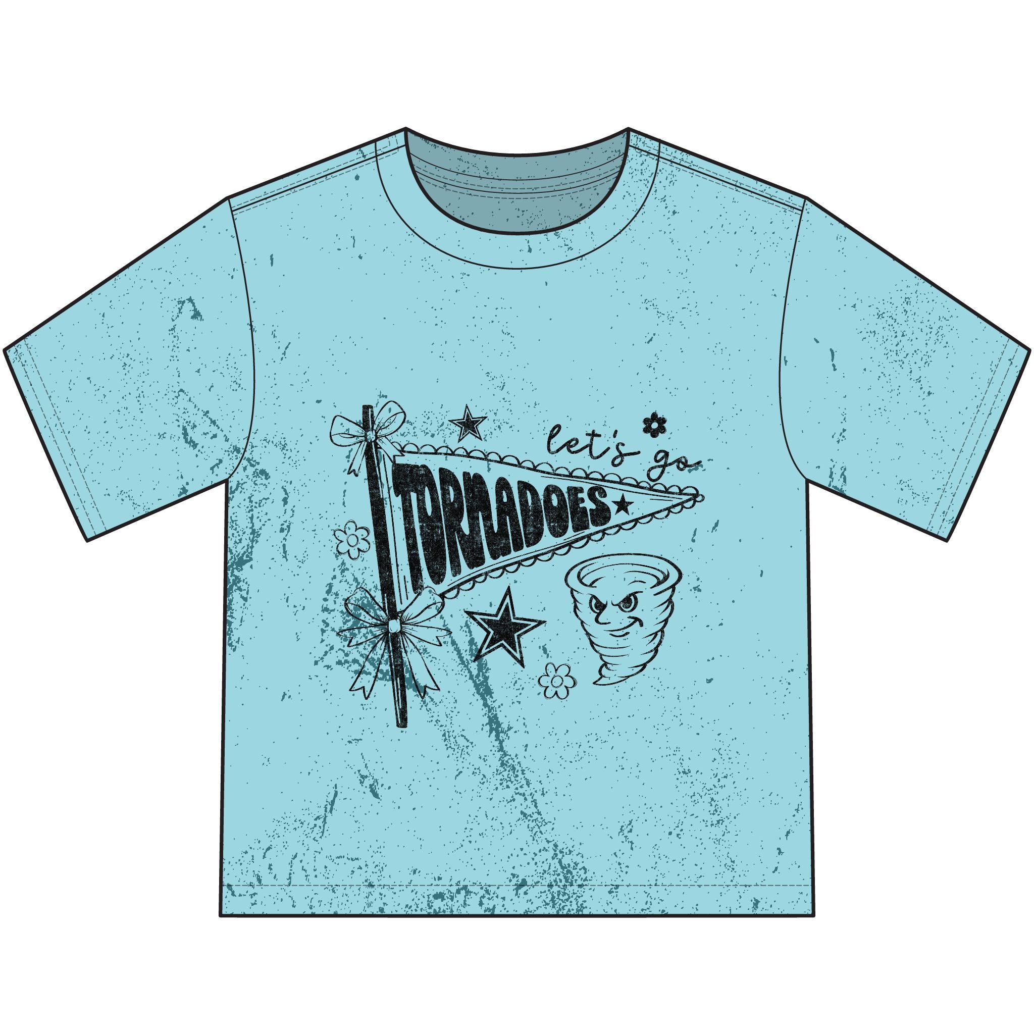 Let's Go Tornadoes Youth T-Shirt – Vintage School Spirit Tee
