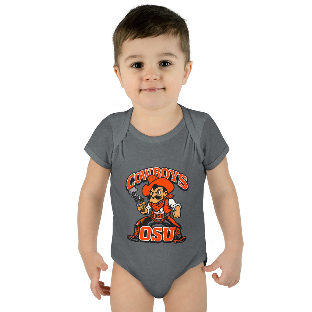 OSU Cowboys Infant Bodysuit – Baby Cowboy Mascot Onesie
