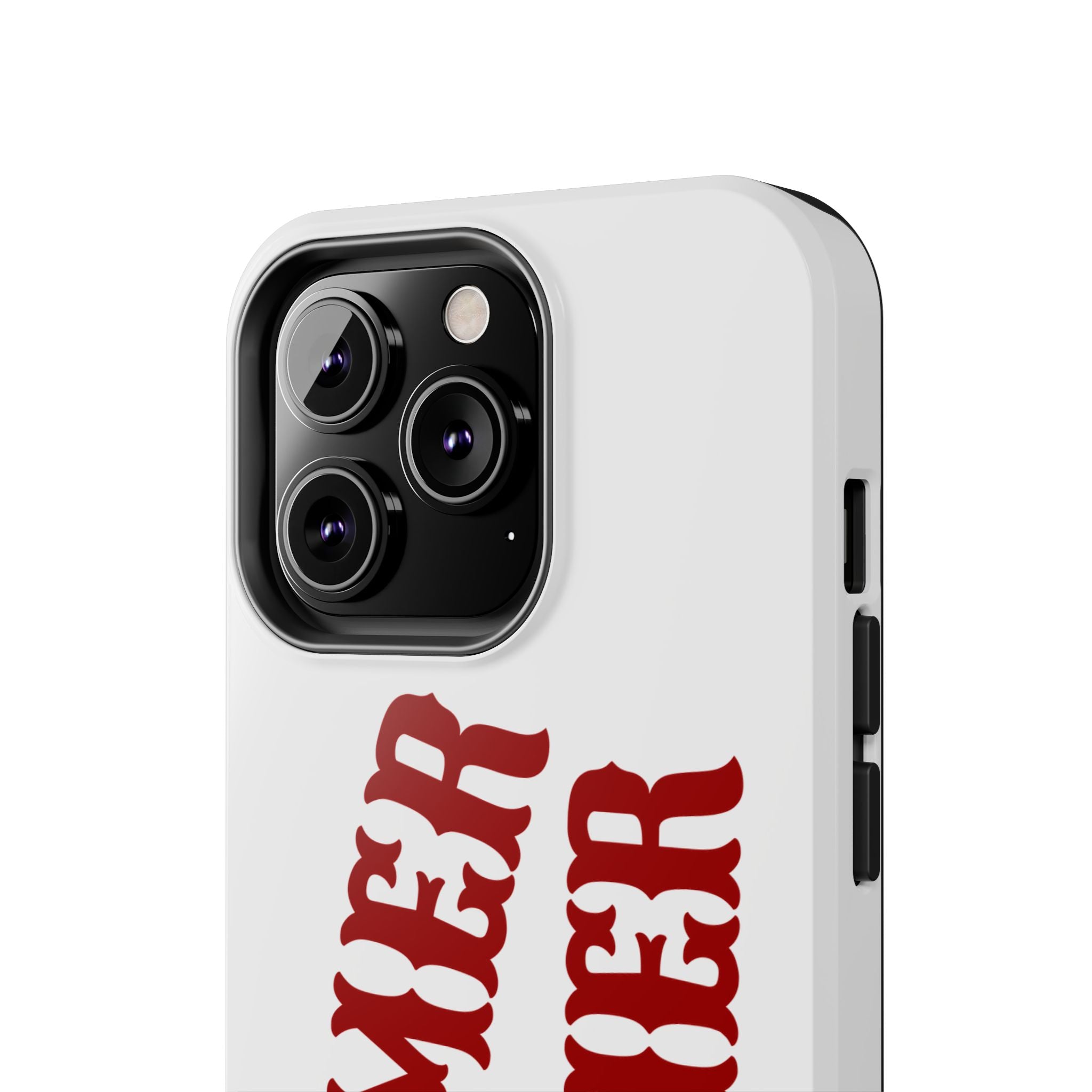 Boomer Sooner Tough Phone Case — Oklahoma Crimson Retro Text Protective Cover
