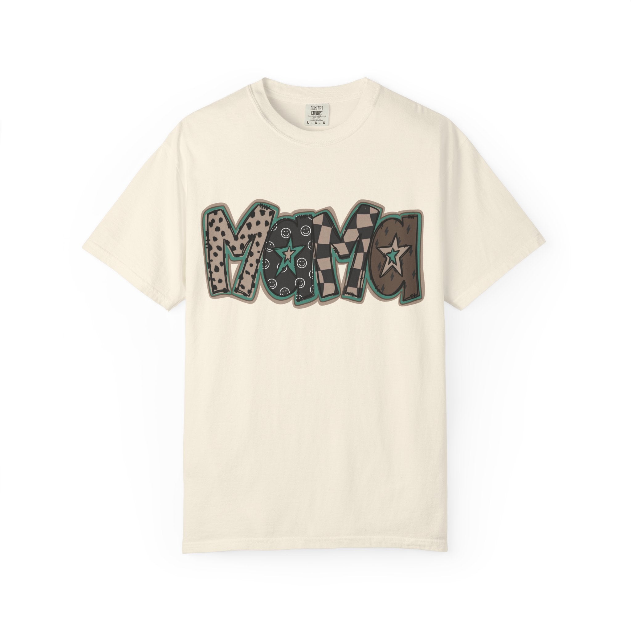 Vegan Retro Graffiti T‑Shirt — Vintage Bandana Pattern Tee