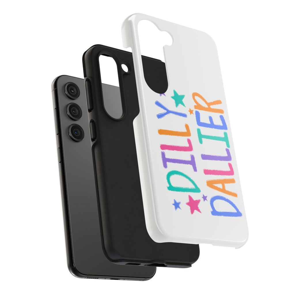 Dilly Dallier Colorful Tough Phone Case — Fun Pastel Stars Protective Cover