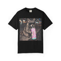 Raccoon Drinking Slushie T-Shirt
