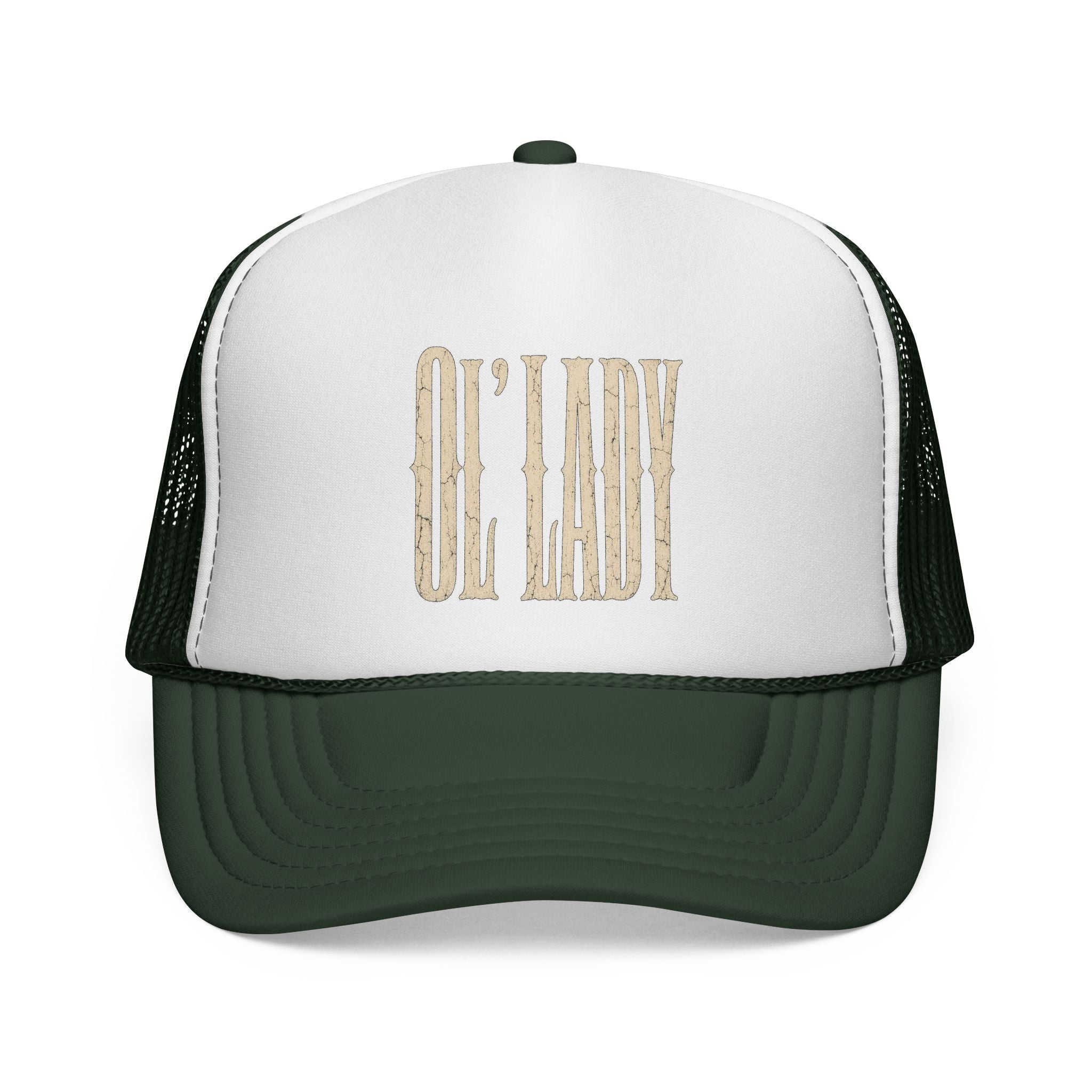 Trucker Cap — "Oh Lady" Vintage Script Mesh Hat