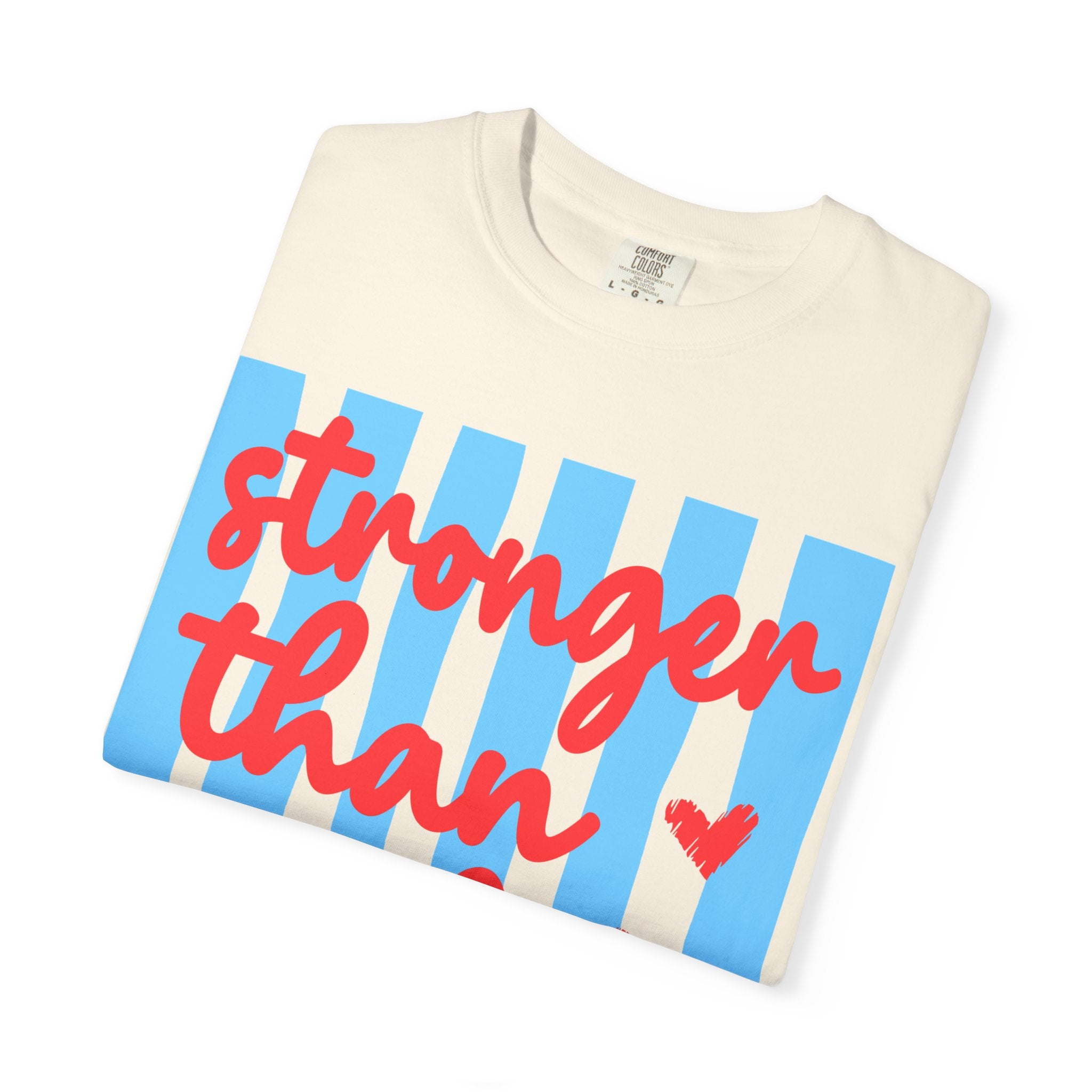 Stronger Than the Storm T-Shirt — Inspirational Heart Graphic Tee