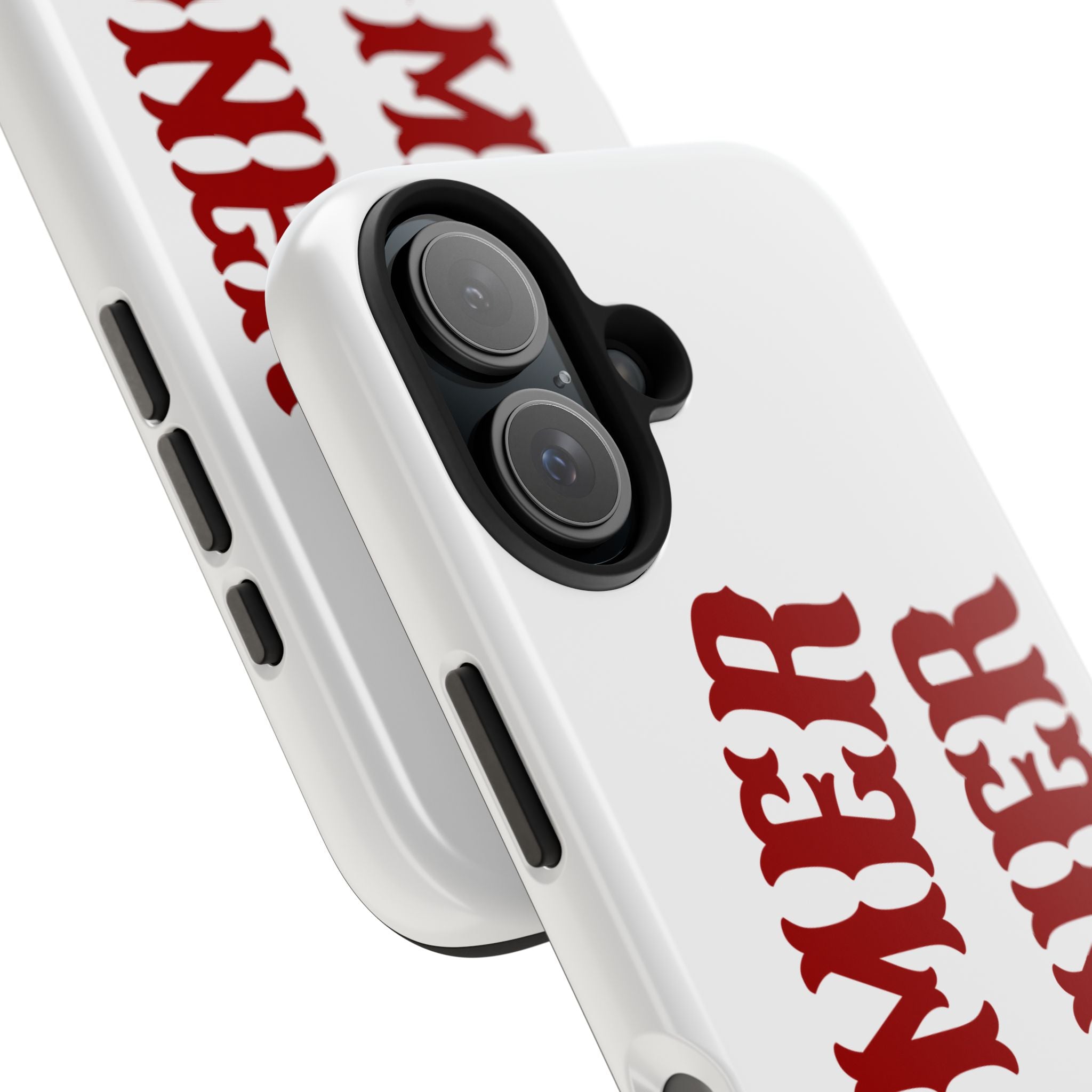 Boomer Sooner Tough Phone Case — Oklahoma Crimson Retro Text Protective Cover
